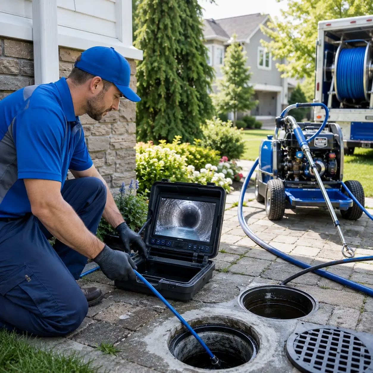 Outdoor drain cleaning professionals serving Auxier, KY